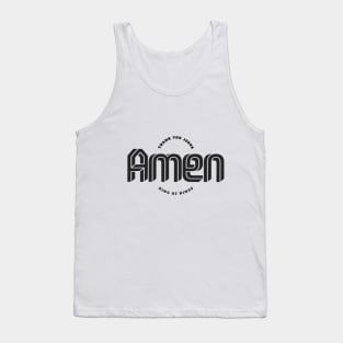 Amen - Thank you Jesus, King of Kings Tank Top